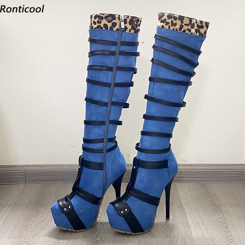 Zip Up Boots Short - Ronticool Sepatu Bot Lutut Musim Dingin