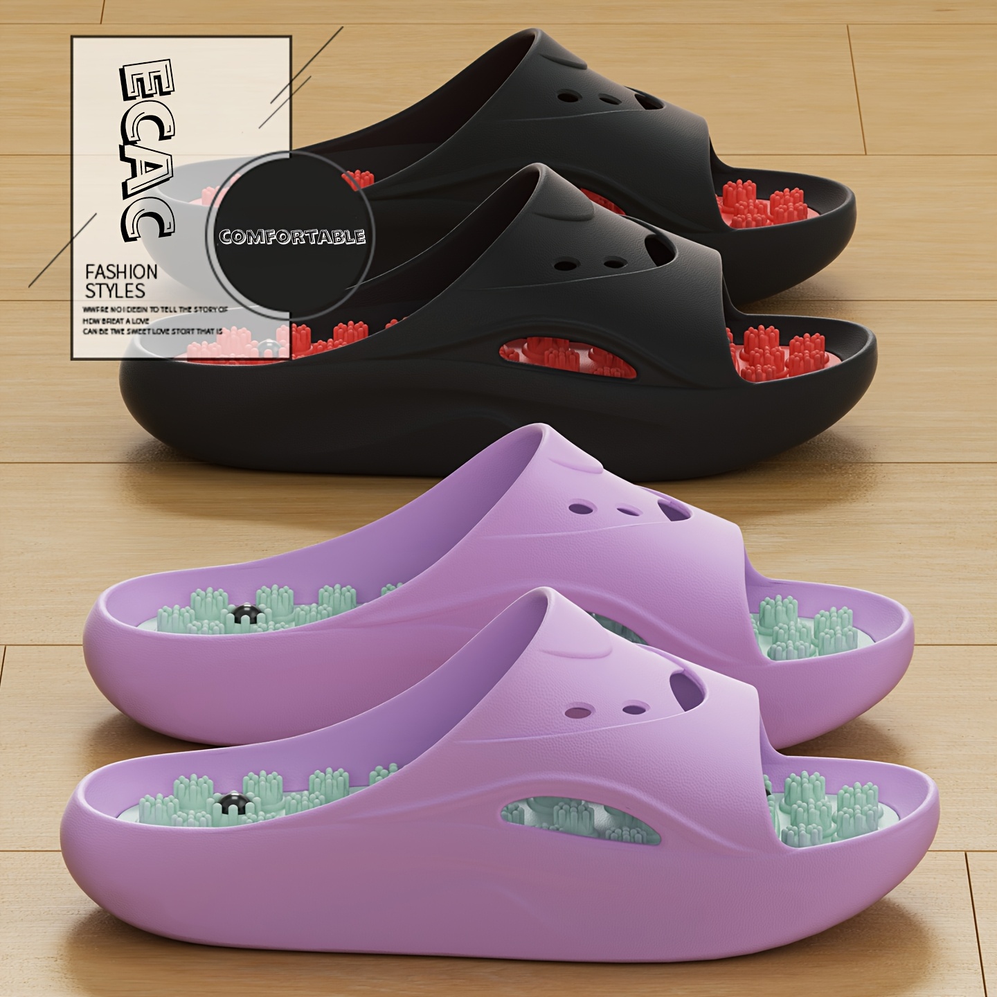 Women'S Shoes For Flat Feet - Sandal Pijat EVA Wanita Pria, Sol