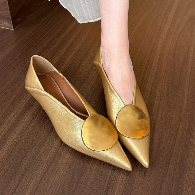 Women Shoes Heels - Sepatu Wanita Flat Slip On Ujung