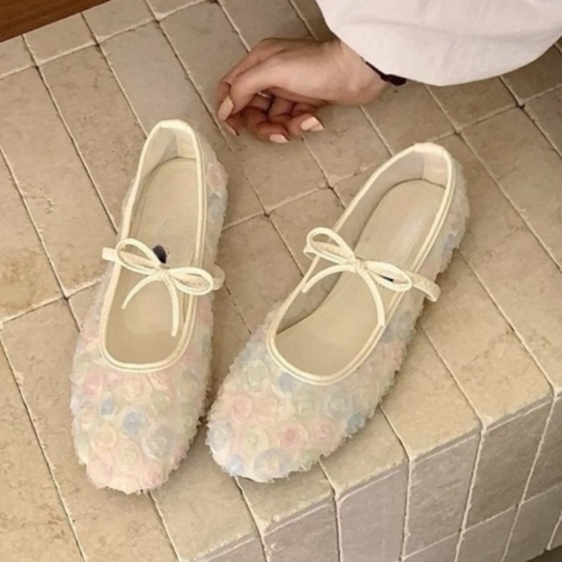 Women Shoes Heels - Sepatu Mary Jane Jala Mawar Cina