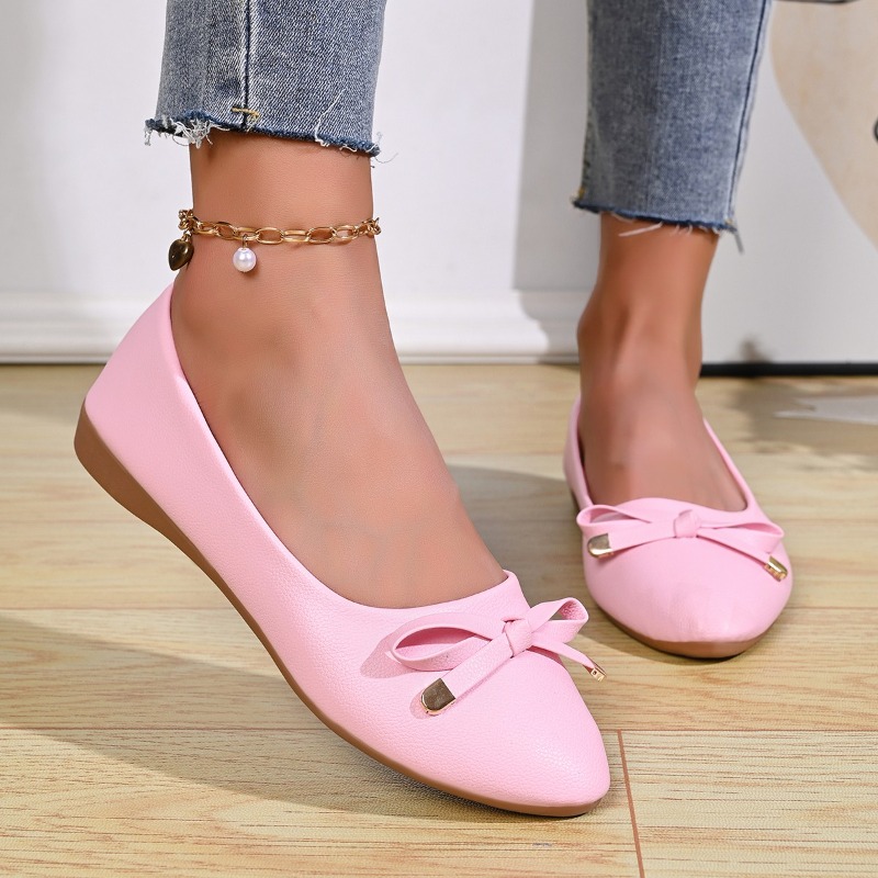 Women Shoes Loafers - Sepatu Kulit Wanita Model Wedge Baru,