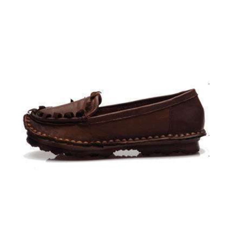 Women Shoes Loafers - Sepatu Loafer Wanita Gaya Etnik Retro