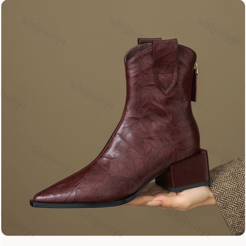 Sepatu Bot Wanita Gaya Koboi B - Western Cowgirl Boot ulasan dan harga