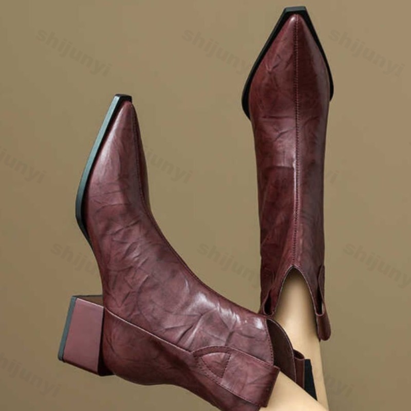 Sepatu Bot Wanita Gaya Koboi B - Western Cowgirl Boot ulasan dan harga