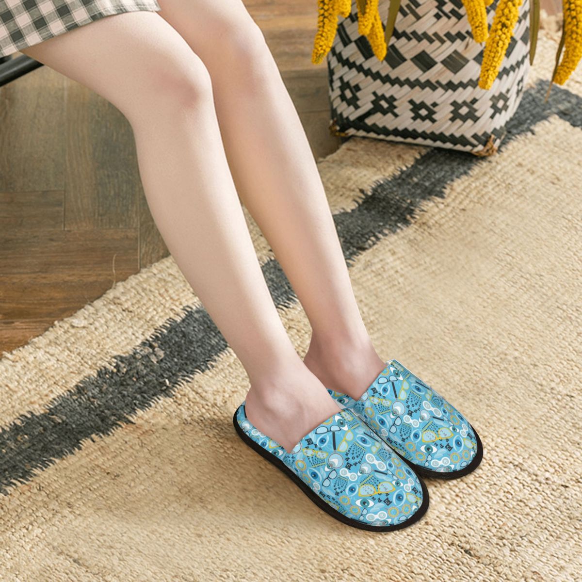 Sandal Rumah Custom Clear Visi - Shoes Women Chart ulasan dan harga