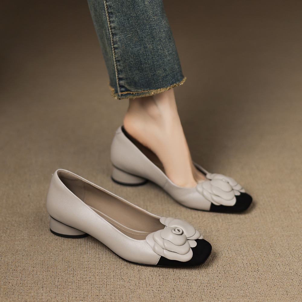 Sepatu Fashion Flower Single S - Women Shoes Heels ulasan dan harga