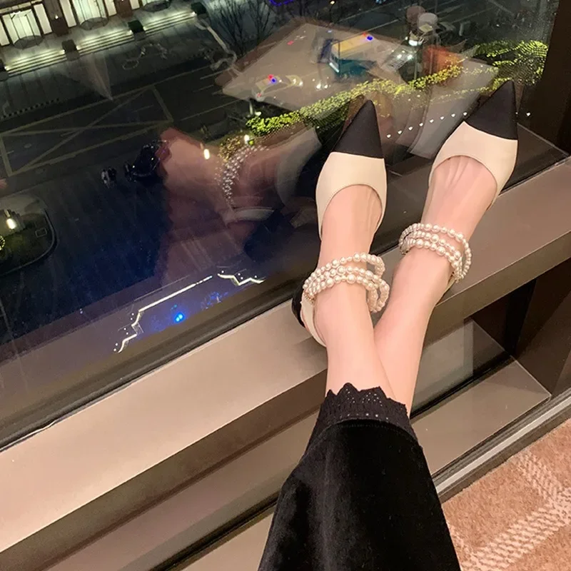 Sepatu Tunggal Berongga Hak Te - Low Block Heel Pump ulasan dan harga