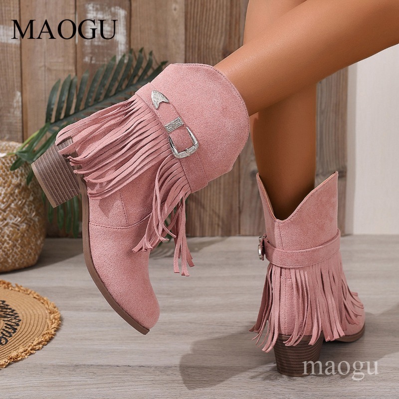 Sepatu Bot Wanita Model Koboi  - Western Cowgirl Boot ulasan dan harga