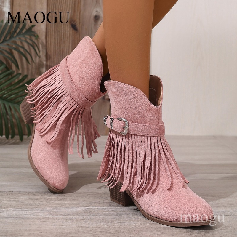 Sepatu Bot Wanita Model Koboi  - Western Cowgirl Boot ulasan dan harga