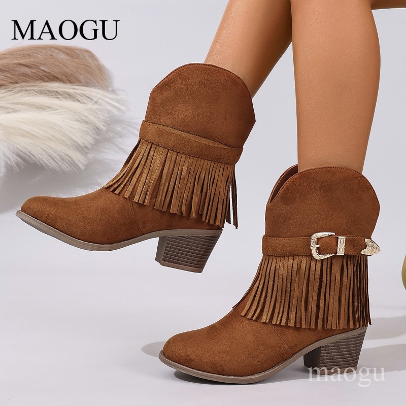 Sepatu Bot Wanita Model Koboi  - Western Cowgirl Boot ulasan dan harga