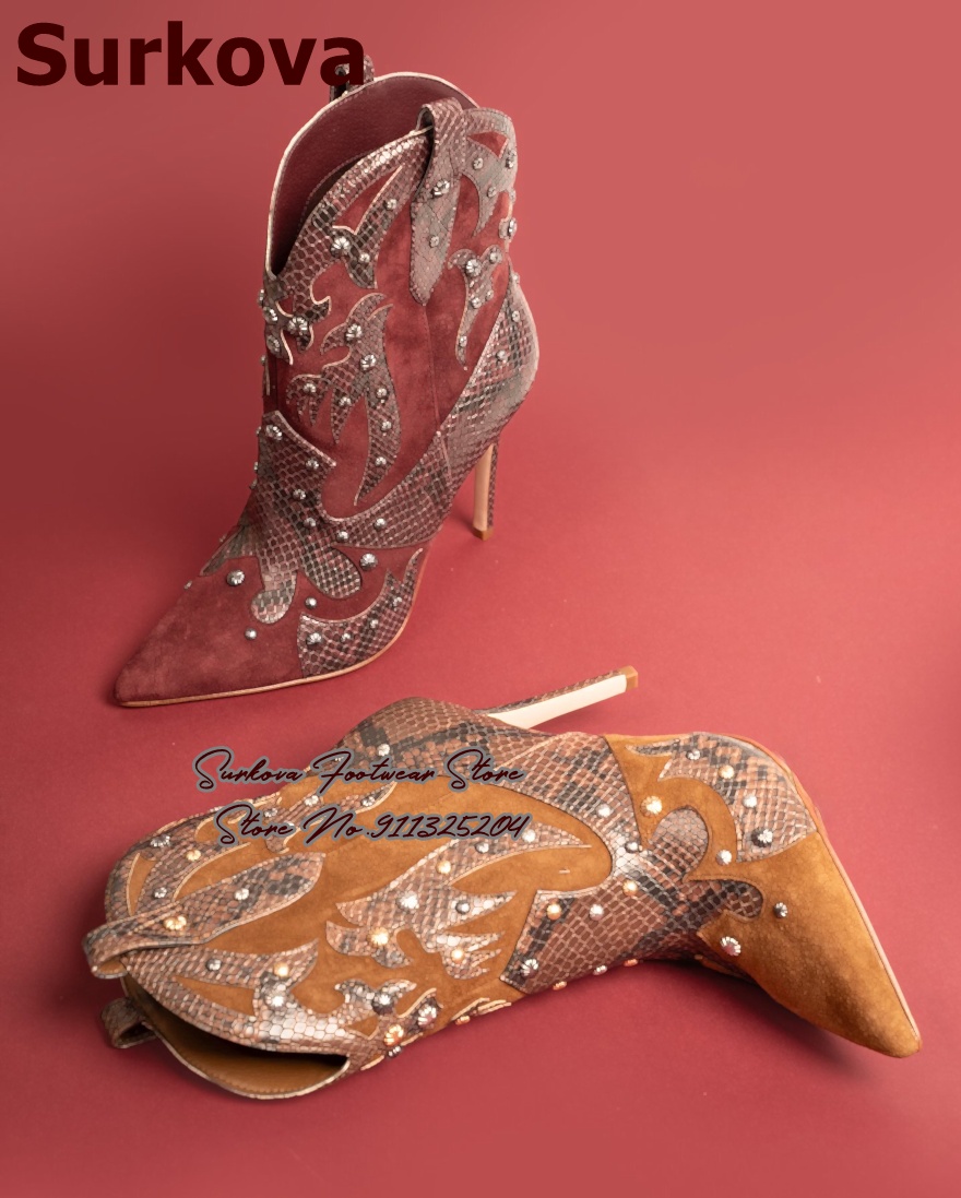 Surkova Sepatu Bot Cowgirl Vin - Western Cowgirl Boot ulasan dan harga