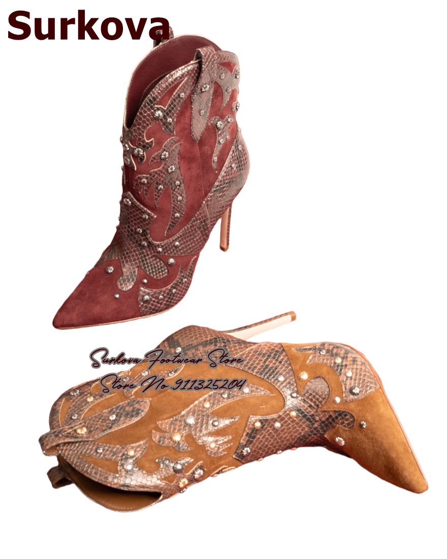 Surkova Sepatu Bot Cowgirl Vin - Western Cowgirl Boot ulasan dan harga