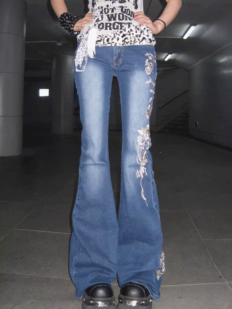 Celana Jeans Wanita Gaya Retro - Women'S Shoes Extra Wide ulasan dan harga