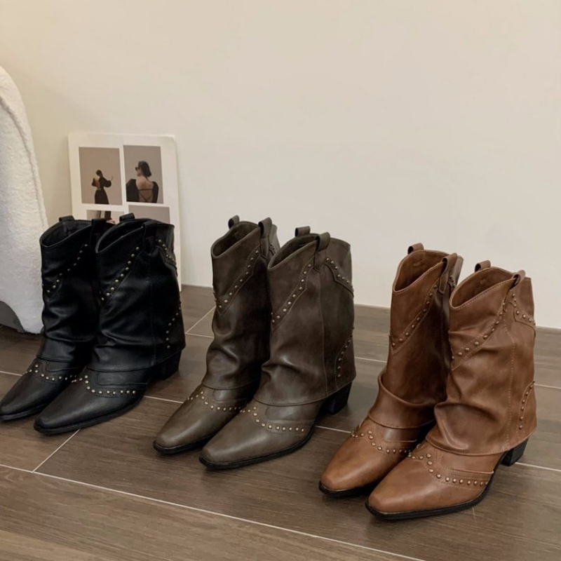 Sepatu Bot Wanita Model Koboi  - Western Cowgirl Boot ulasan dan harga