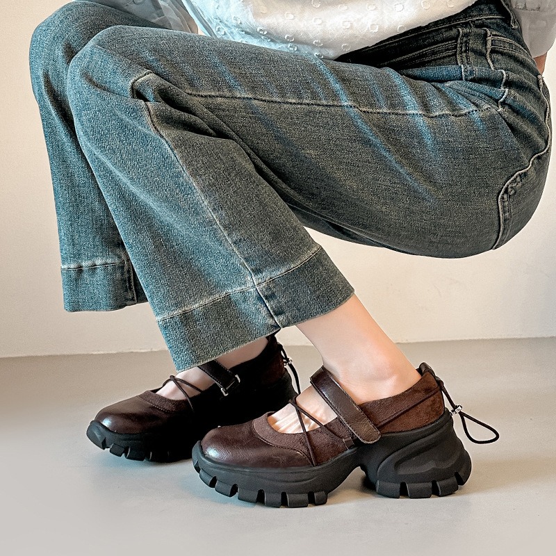 Sepatu Mary Jane Balet Retro B - Women Shoes Loafers ulasan dan harga