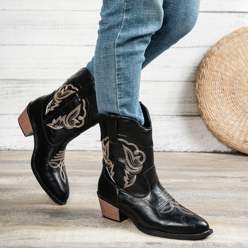 Sepatu Bot Koboi Wanita Barat  - Western Cowgirl Boot ulasan dan harga