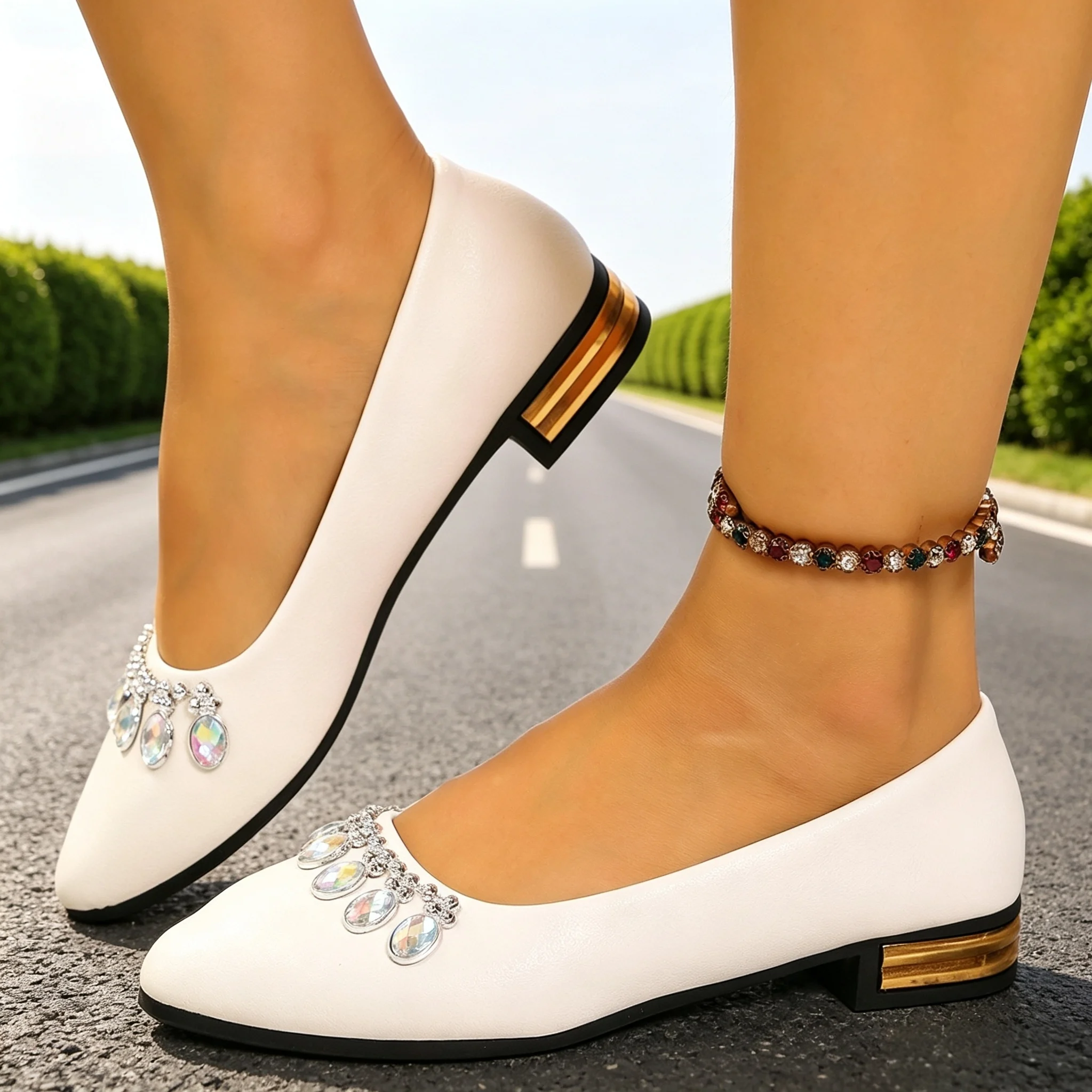 Sepatu Balet Wanita Model Poin - Women Shoes Loafers ulasan dan harga