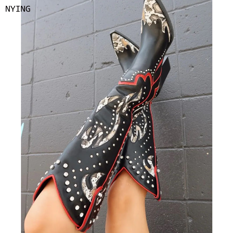 Sepatu Bot Wanita Ukuran Besar - Western Cowgirl Boot ulasan dan harga