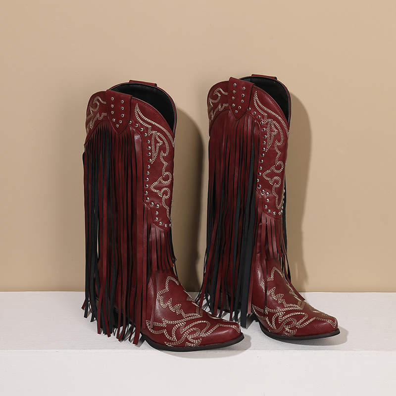 Western Cowboy sepatu bot sete - Western Cowgirl Boot ulasan dan harga