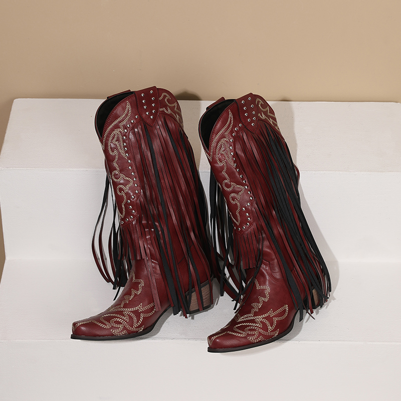Western Cowboy sepatu bot sete - Western Cowgirl Boot ulasan dan harga