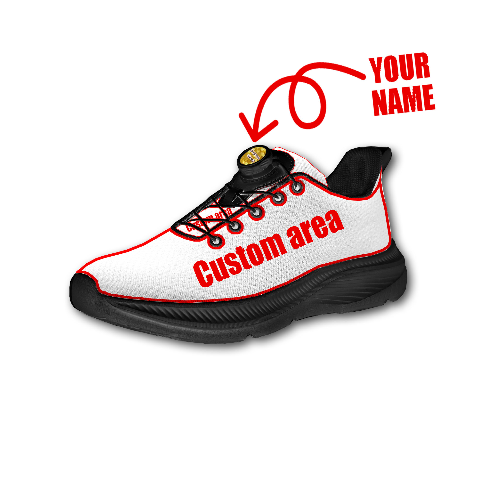 Sepatu Jalan Kustom Pria Wanit - Women Shoes Name ulasan dan harga