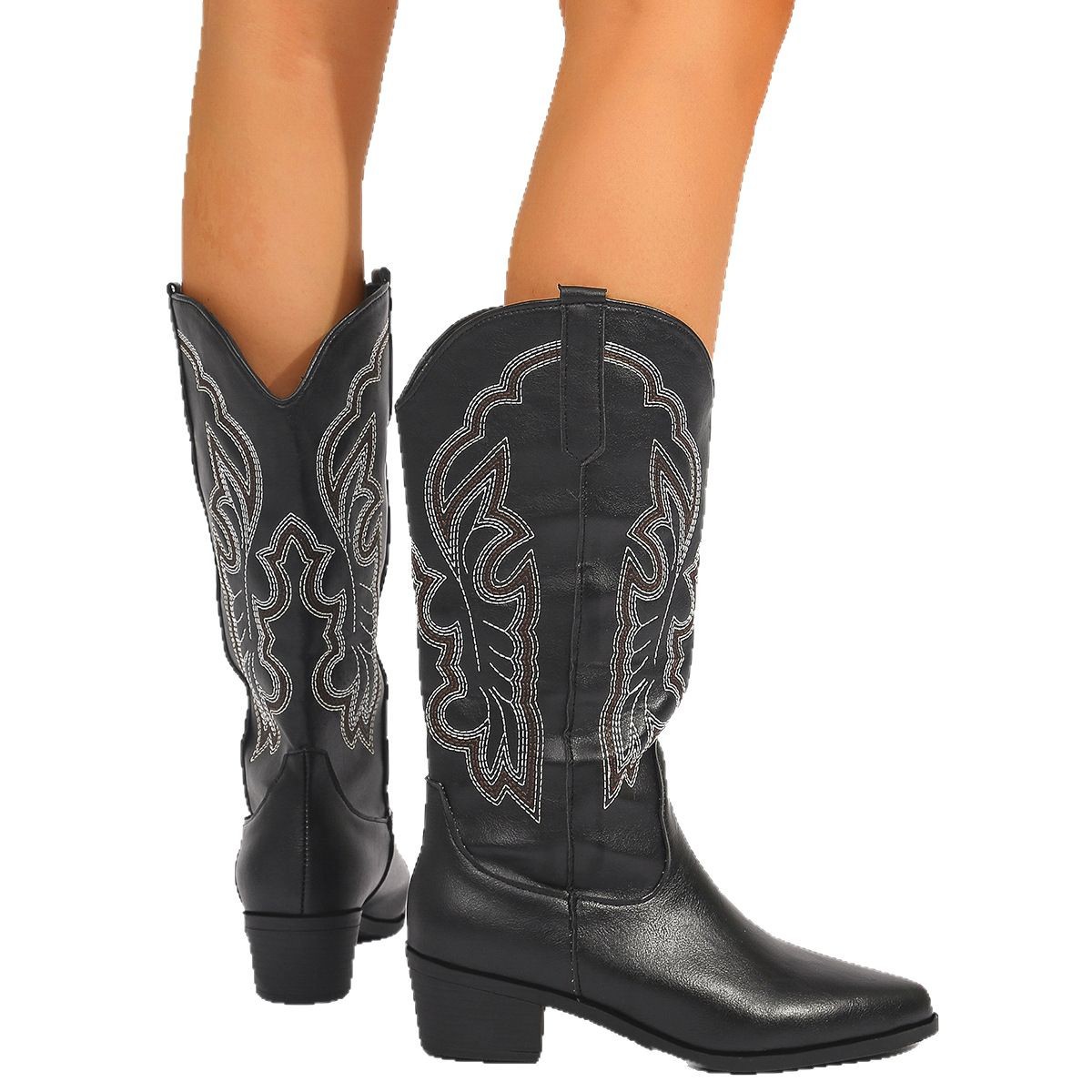 Sepatu Bot Koboi Bordir Musim  - Western Cowgirl Boot ulasan dan harga