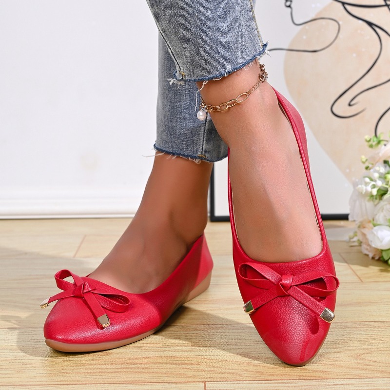 Sepatu Kulit Wanita Model Wedg - Women Shoes Loafers ulasan dan harga