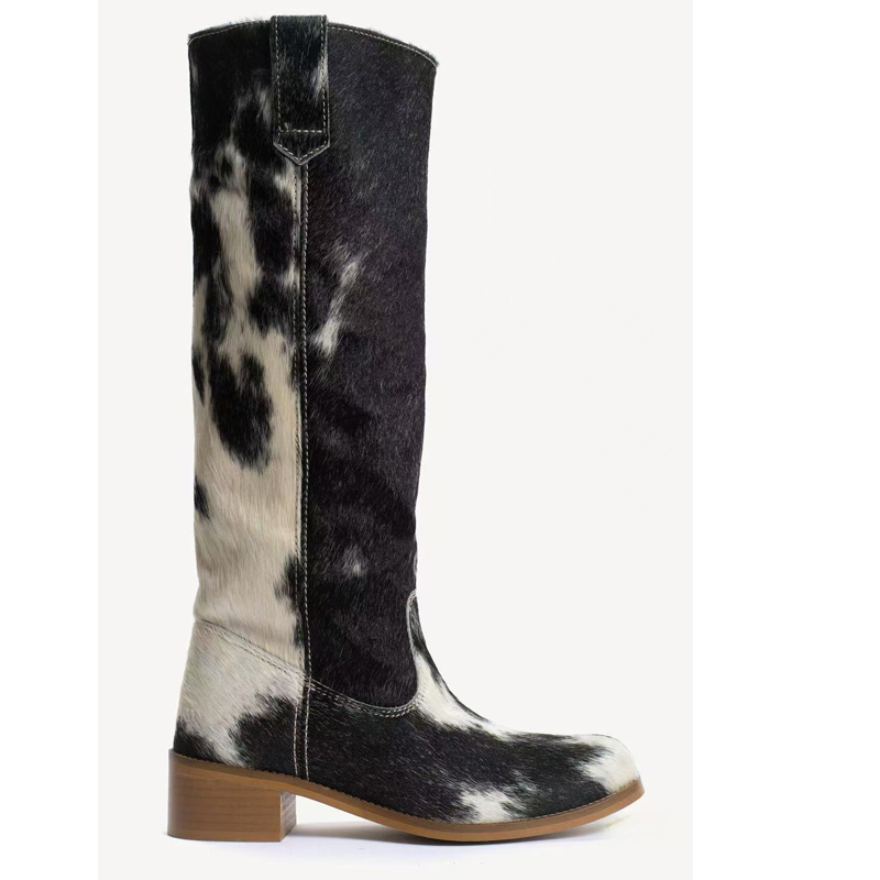 Sepatu Bot Wanita Motif Kulit  - Western Cowgirl Boot ulasan dan harga