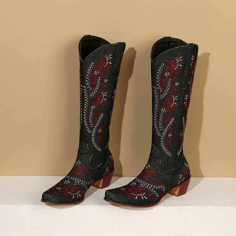 Sepatu Bot Setinggi Lutut Cowg - Western Cowgirl Boot ulasan dan harga