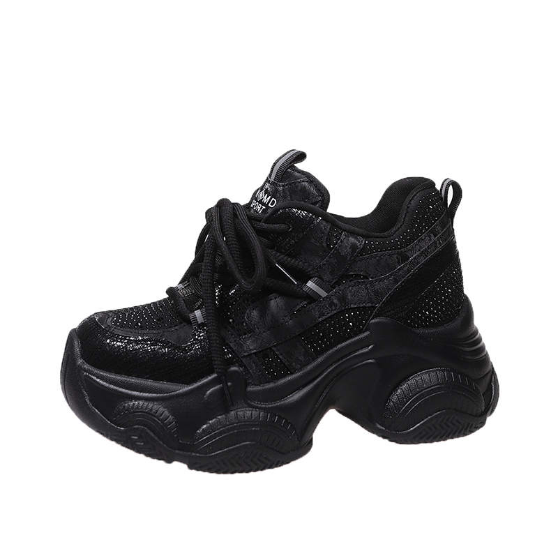 Sepatu Sneakers Chunky Wanita  - Wedge Heeled Sneaker ulasan dan harga