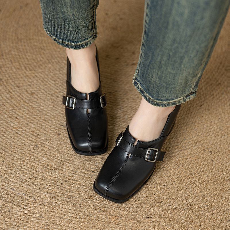 Girseaby Vintage Wanita Pompa  - Women Shoes Loafers ulasan dan harga