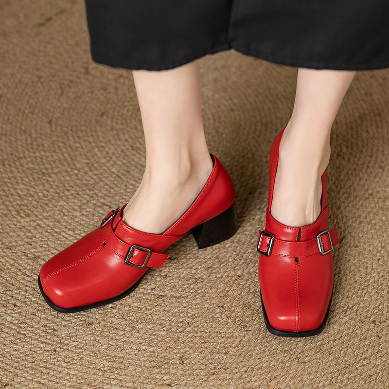 Girseaby Vintage Wanita Pompa  - Women Shoes Loafers ulasan dan harga